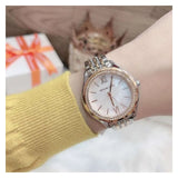 Buy Shop Michael Kors Mindy Three Hand White Dial Two Tone Steel Strap Watch For Women - MK7077 USA Online