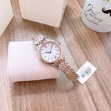 Buy Shop Michael Kors Mindy Three Hand White Dial Two Tone Steel Strap Watch For Women - MK7077 USA Online