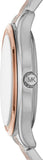 Buy Shop Michael Kors Mindy Three Hand White Dial Two Tone Steel Strap Watch For Women - MK7077 USA Online