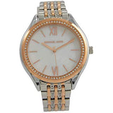 Buy Shop Michael Kors Mindy Three Hand White Dial Two Tone Steel Strap Watch For Women - MK7077 USA Online