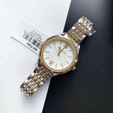 Buy Shop Michael Kors Mindy Three Hand White Dial Two Tone Steel Strap Watch For Women - MK7084 USA Online