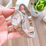 Buy Shop Michael Kors Mindy Three Hand White Dial Two Tone Steel Strap Watch For Women - MK7084 USA Online