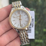 Buy Shop Michael Kors Mindy Three Hand White Dial Two Tone Steel Strap Watch For Women - MK7084 USA Online