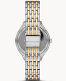 Buy Shop Michael Kors Mindy Three Hand White Dial Two Tone Steel Strap Watch For Women - MK7084 USA Online