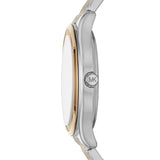 Buy Shop Michael Kors Mindy Three Hand White Dial Two Tone Steel Strap Watch For Women - MK7084 USA Online
