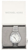 Buy Shop Michael Kors Mindy White Dial Silver Steel Strap Watch For Women - MK7075 USA Online