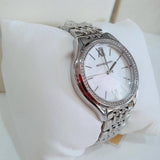 Buy Shop Michael Kors Mindy White Dial Silver Steel Strap Watch For Women - MK7075 USA Online