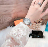 Buy Shop Michael Kors Mindy White Dial Silver Steel Strap Watch For Women - MK7075 USA Online