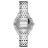 Buy Shop Michael Kors Mindy White Dial Silver Steel Strap Watch For Women - MK7075 USA Online