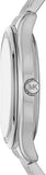 Buy Shop Michael Kors Mindy White Dial Silver Steel Strap Watch For Women - MK7075 USA Online