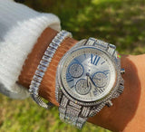 Buy Shop Michael Kors Mini Bradshaw Crystals Silver Dial Silver Steel Strap Watch For Women - MK6454 USA Online