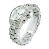Buy Shop Michael Kors Mini Bradshaw Crystals Silver Dial Silver Steel Strap Watch For Women - MK6454 USA Online
