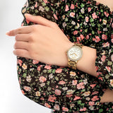 Buy Shop Michael Kors Mini Camille Chronograph White Dial Rose Gold Steel Strap Watch For Women - MK6844 USA Online