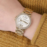 Buy Shop Michael Kors Mini Camille Chronograph White Dial Rose Gold Steel Strap Watch For Women - MK6844 USA Online