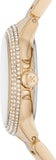 Buy Shop Michael Kors Mini Camille Chronograph White Dial Rose Gold Steel Strap Watch For Women - MK6844 USA Online