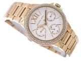 Buy Shop Michael Kors Mini Camille Chronograph White Dial Rose Gold Steel Strap Watch For Women - MK6844 USA Online
