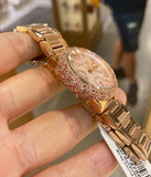 Buy Shop Michael Kors Mini Camille Multifunction Rose Gold Dial Rose Gold Steel Strap Watch For Women - MK7273 USA Online