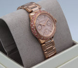 Buy Shop Michael Kors Mini Camille Multifunction Rose Gold Dial Rose Gold Steel Strap Watch For Women - MK7273 USA Online