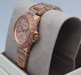 Buy Shop Michael Kors Mini Camille Multifunction Rose Gold Dial Rose Gold Steel Strap Watch For Women - MK7273 USA Online