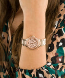 Buy Shop Michael Kors Mini Camille Multifunction Rose Gold Dial Rose Gold Steel Strap Watch For Women - MK7273 USA Online