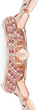 Buy Shop Michael Kors Mini Camille Multifunction Rose Gold Dial Rose Gold Steel Strap Watch For Women - MK7273 USA Online