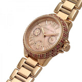 Buy Shop Michael Kors Mini Camille Multifunction Rose Gold Dial Rose Gold Steel Strap Watch For Women - MK7273 USA Online