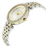 Buy Shop Michael Kors Darci Silver Dial Two Tone Steel Strap Watch for Women - MK3405 USA Online