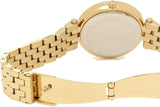 Buy Shop Michael Kors Mini Darci Quartz Black Dial Gold Steel Strap Watch For Women - MK3738 USA Online