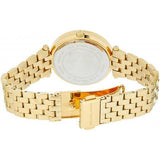 Buy Shop Michael Kors Mini Darci Quartz Black Dial Gold Steel Strap Watch For Women - MK3738 USA Online