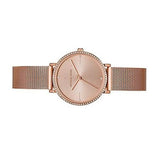 Buy Shop Michael Kors Mini Jayne Crystals Rose Gold Dial Rose Gold Mesh Strap Watch for Women - MK7122 USA Online