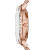Buy Shop Michael Kors Mini Jayne Crystals Rose Gold Dial Rose Gold Mesh Strap Watch for Women - MK7122 USA Online