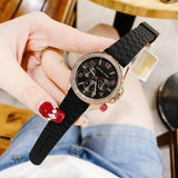 Buy Shop Michael Kors Mini Pilot Black Dial Black Silicone Strap Watch For Women - MK7373 USA Online