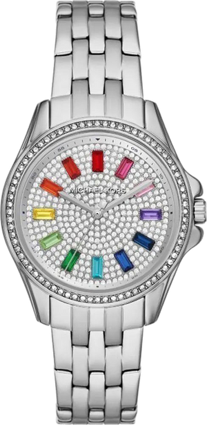 Buy Shop Michael Kors Pilot Quartz Silver Dial Silver Steel Strap Watch For Women - MK7368 USA Online