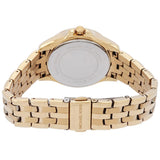 Buy Shop Michael Kors Mini Pilot Quartz Gold Dial Gold Steel Strap Watch For Women - MK7366 USA Online