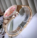 Buy Shop Michael Kors Mini Pilot Quartz Gold Dial Gold Steel Strap Watch For Women - MK7367 USA Online