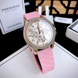 Buy Shop Michael Kors Mini Pilot Quartz Rose Gold Dial Pink Silicone Strap Watch For Women - MK7375 USA Online
