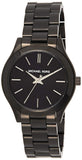 Buy Shop Michael Kors Mini Slim Runway Black Dial Black Steel Strap Watch for Women - MK3587 USA Online