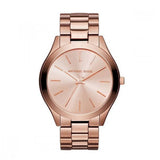 Buy Shop Michael Kors Mini Slim Runway Chronograph Quartz Rose Gold Dial Rose Gold Steel Strap Watch For Women - MK3205 USA Online