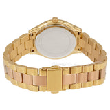 Buy Shop Michael Kors Mini Slim Runway Rose Gold Dial Two Tone Steel Strap Watch for Women - MK3650 USA Online