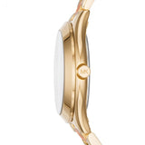 Buy Shop Michael Kors Mini Slim Runway Rose Gold Dial Two Tone Steel Strap Watch for Women - MK3650 USA Online