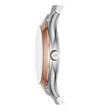 Buy Shop Michael Kors Mini Slim Runway Silver Dial Silver Steel Strap Watch for Women - MK3514 USA Online