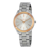 Buy Shop Michael Kors Mini Slim Runway Silver Dial Silver Steel Strap Watch for Women - MK3514 USA Online