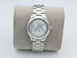 Buy Shop Michael Kors Mini Slim Runway Silver Dial Silver Steel Strap Watch for Women - MK3548 USA Online
