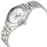 Buy Shop Michael Kors Mini Slim Runway Silver Dial Silver Steel Strap Watch for Women - MK3548 USA Online