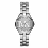 Buy Shop Michael Kors Mini Slim Runway Silver Dial Silver Steel Strap Watch for Women - MK3548 USA Online
