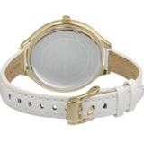 Buy Shop Michael Kors Slim Runway White Dial White Leather Strap Watch For Women - MK2273 USA Online