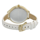 Buy Shop Michael Kors Slim Runway White Dial White Leather Strap Watch For Women - MK2273 USA Online