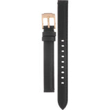 Buy Shop Michael Kors Slim Runway Quartz Gold Dial Black Leather Strap Watch For Women - MK2392 USA Online