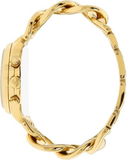Buy Shop Michael Kors Runway Twist Gold Dial Gold Stainless Steel Strap Watch for Women - MK3131 USA Online