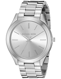 Buy Shop Michael Kors Slim Runway Silver Dial Silver Stainless Steel Strap Watch for Women - MK3178 USA Online